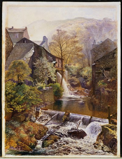 El viejo molino de agua de James Duffield Harding