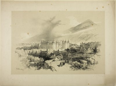 El Palacio de Holyrood de James Duffield Harding