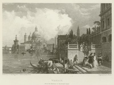 Venecia, desde la Entrada del Gran Canal de James Duffield Harding