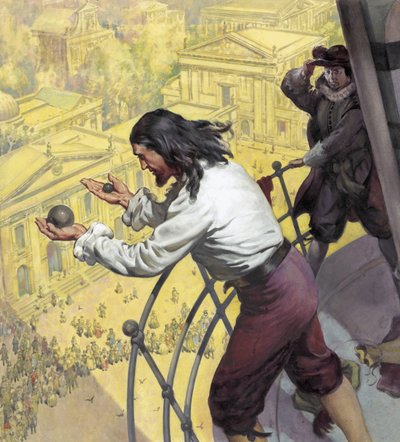 Galileo en la torre de Pisa de James Edwin McConnell