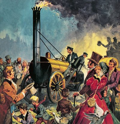 El cohete de George Stephenson de James Edwin McConnell