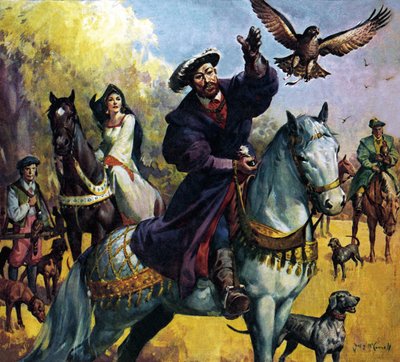 Enrique VIII y Ana Bolena de James Edwin McConnell