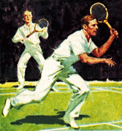 El Rey Jorge VI jugó en el dobles masculino de Wimbledon en 1926 de James Edwin McConnell