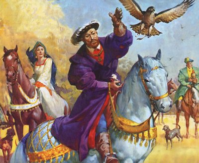 Rey Enrique VIII cazando de James Edwin McConnell