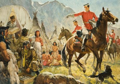Montada () e indios de James Edwin McConnell