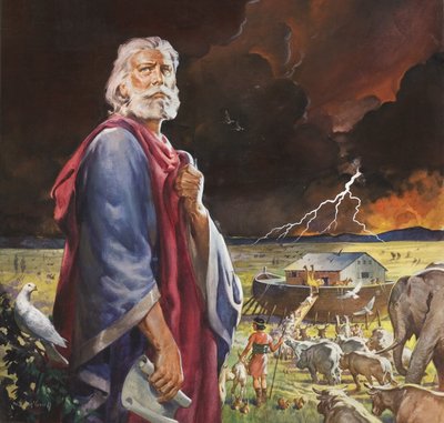 Arca de Noé (gouache sobre papel) de James Edwin McConnell