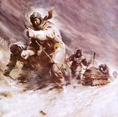 Expedición de Scott al Polo Sur de James Edwin McConnell