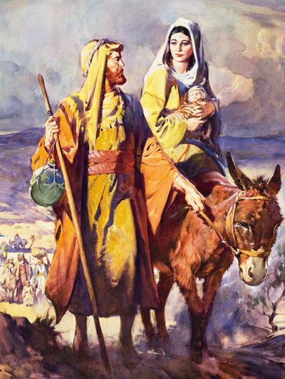 La huida a Egipto de James Edwin McConnell