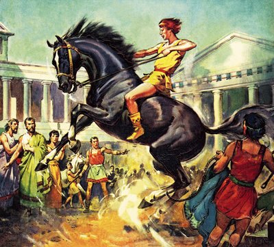 La doma de Bucéfalo de James Edwin McConnell