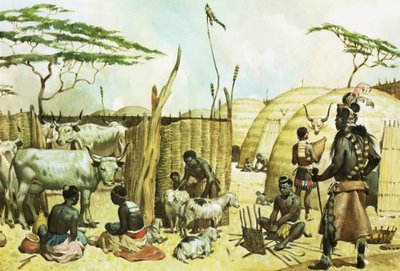 Pueblo zulú de James Edwin McConnell