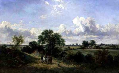 Regresando a casa después de la cosecha, Suffolk de James Edwin Meadows