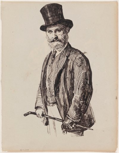 Según Fantin-Latour: el pintor Édouard Manet de James Ensor