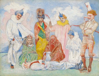 Bautismo de máscaras, 1891 de James Ensor