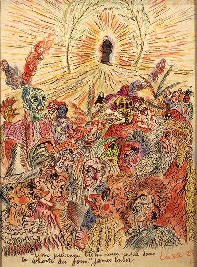 Bélgica, brillante presencia perdida en la corte de los locos de James Ensor