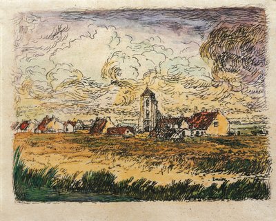 Bélgica, Pequeña vista de Mariakerke de James Ensor