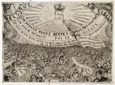 Bélgica en el siglo XIX de James Ensor