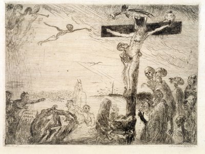 Cristo atormentado por los demonios de James Ensor