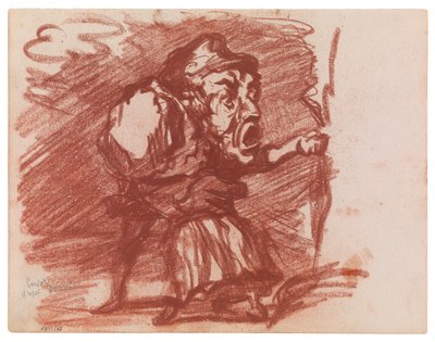 Kopie nach Daumier de James Ensor