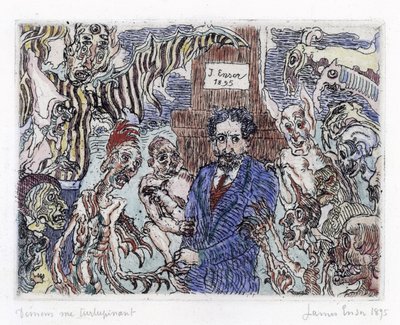 Los demonios que me atormentan (Démons me turlupinant) de James Ensor
