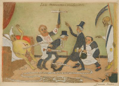 Los malos médicos de James Ensor