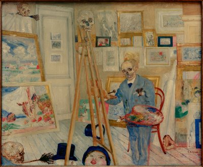 El pintor de esqueletos de James Sidney Ensor