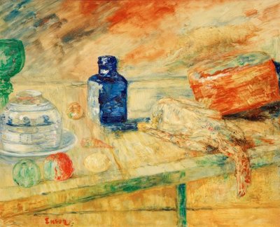 El frasco azul de James Sidney Ensor