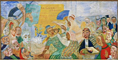 La máscara arrancada de James Sidney Ensor