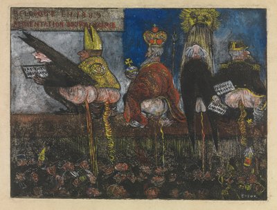 Alimentación doctrinal de James Ensor