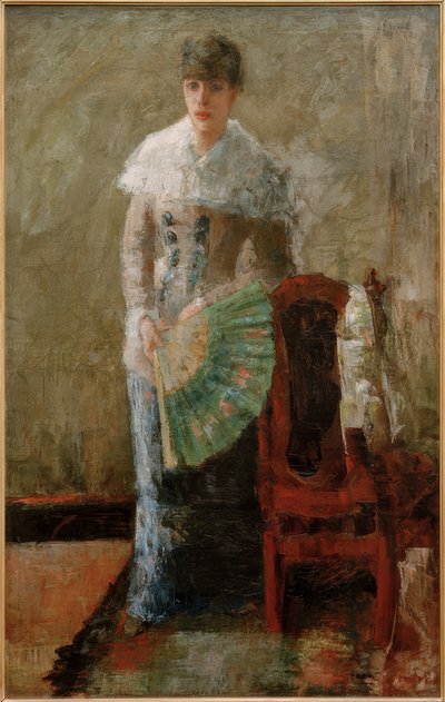 La dama con el abanico de James Sidney Ensor
