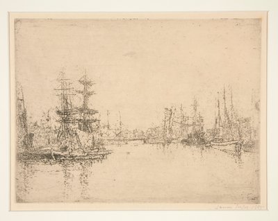 El Muelle Principal, Ostende (El Muelle Principal, Ostende) de James Ensor