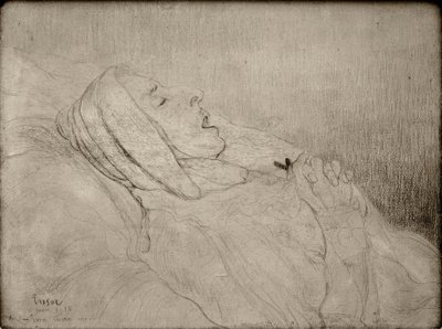 Mi madre muerta de James Sidney Ensor