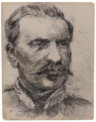 Retrato de un hombre de James Ensor