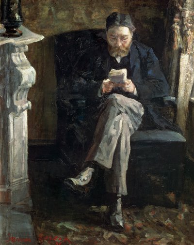 Retrato del padre del artista de James Ensor