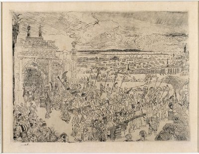 Triunfo romano de James Ensor