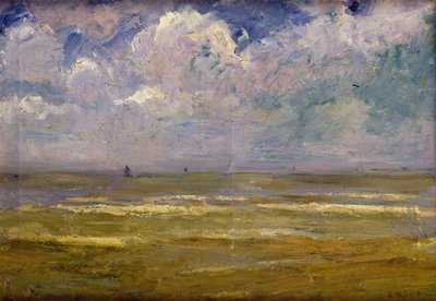 Paisaje marino (óleo sobre lienzo) de James Ensor