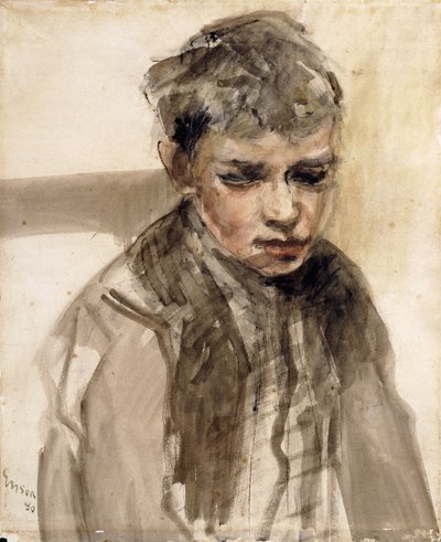 Estudio de un joven; Etude de Jeune Garcon de James Ensor