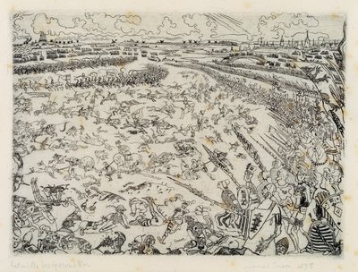 La batalla de las espuelas de oro de James Ensor