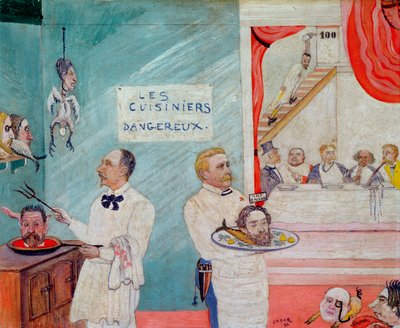 Los cocineros peligrosos de James Ensor