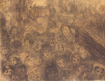 El vivaz y el radiante: La Entrada de Cristo en Jerusalén (conte) de James Ensor