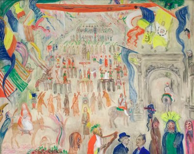 Procesión de los Penitentes, Veurne de James Ensor