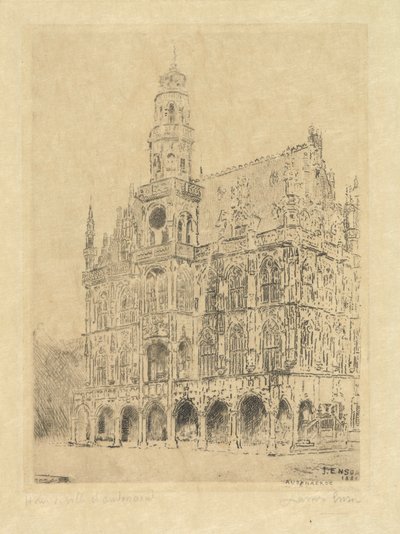 Ayuntamiento de Oudenaarde de James Ensor