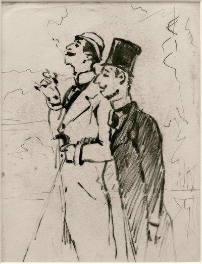 Dos caballeros de James Sidney Ensor