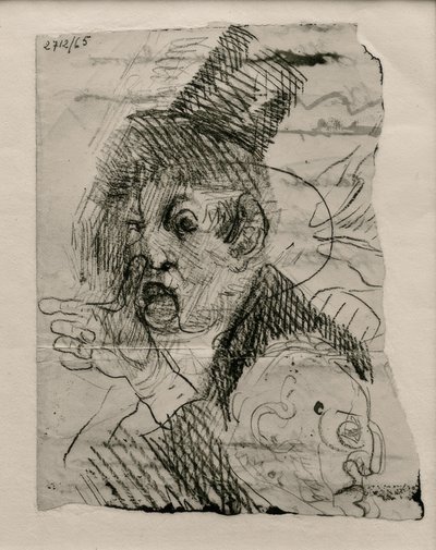 Dos cabezas y una mano de James Sidney Ensor