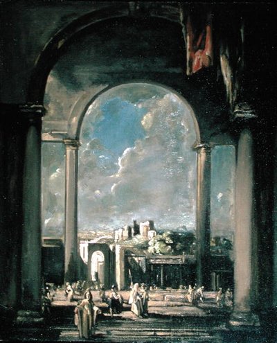 Figuras bajo un arco de James Ferrier Pryde