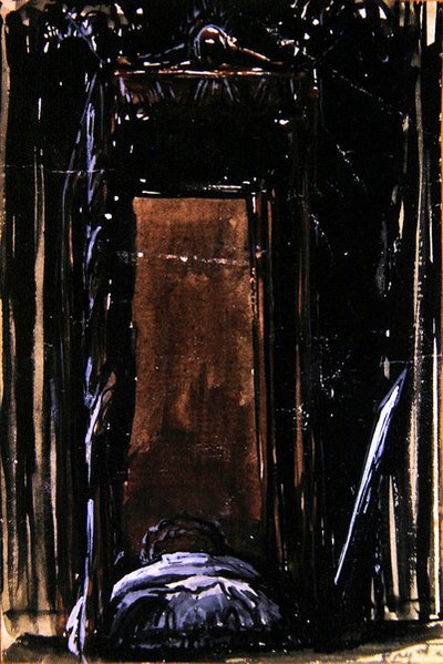 La cama, c.1909 de James Ferrier Pryde