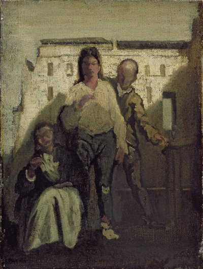 La captura de Cartouche (1693-1721) (óleo sobre lienzo) de James Ferrier Pryde