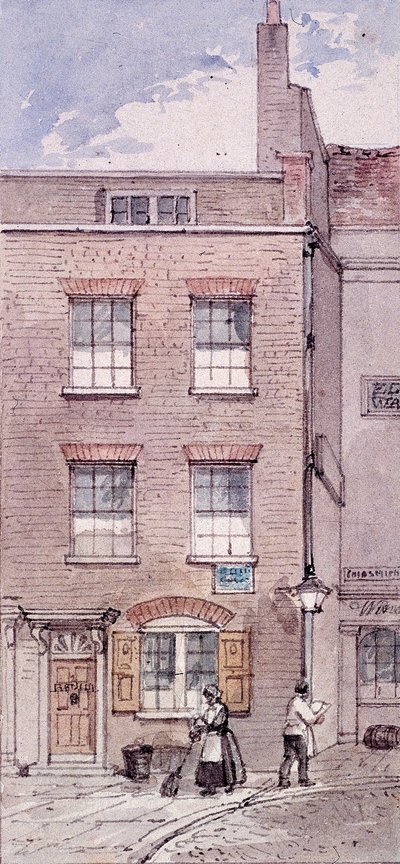 Callejón de la Pólvora, Londres, c. 1850 de James Findlay