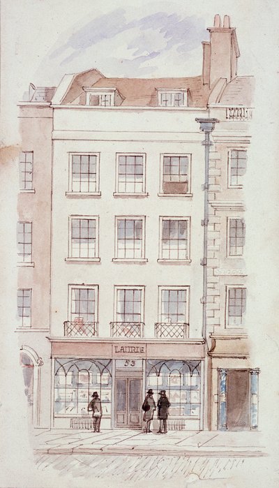 Locales de Laurie, Fleet Street, Londres, c. 1820 de James Findlay