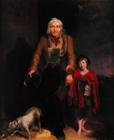 El mendigo ciego de James Flewitt Mullock
