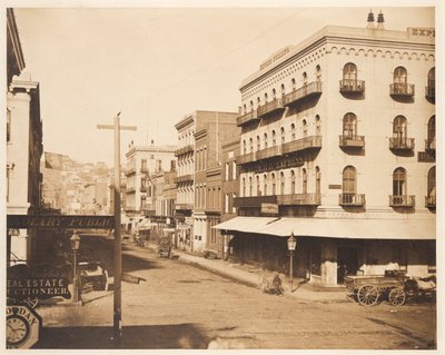 San Francisco, esquina de las calles California y Montgomery de James Ford
